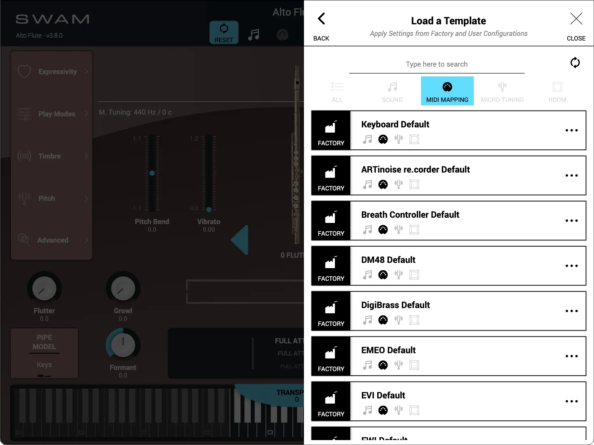 MIDI Mapping - Presets